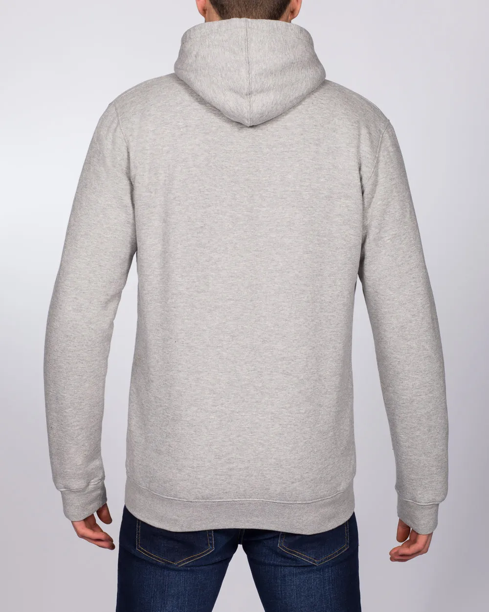 2t Zip Up Tall Sherpa Hoodie (heather grey)