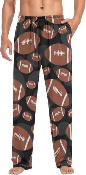 Aflyko Men's Pajama Pants with Pockets Loose Lounge Sleepwear Long Pjs Bottoms