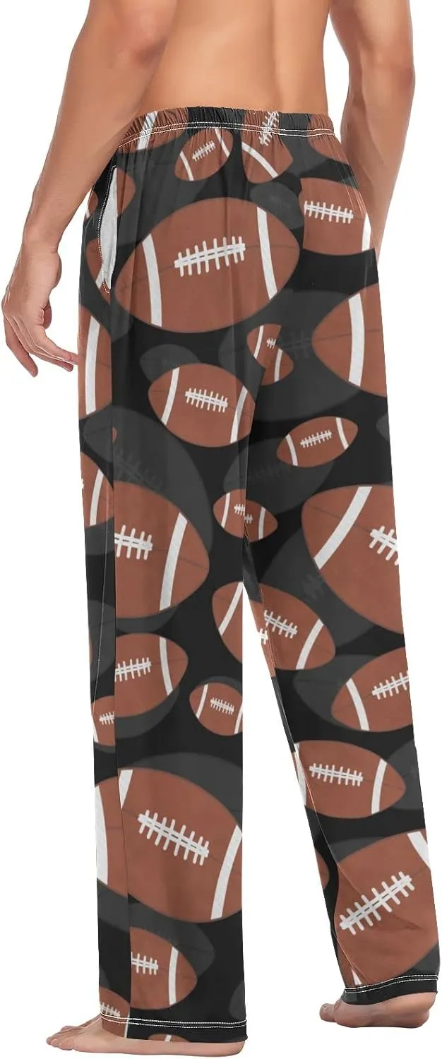 Aflyko Men's Pajama Pants with Pockets Loose Lounge Sleepwear Long Pjs Bottoms