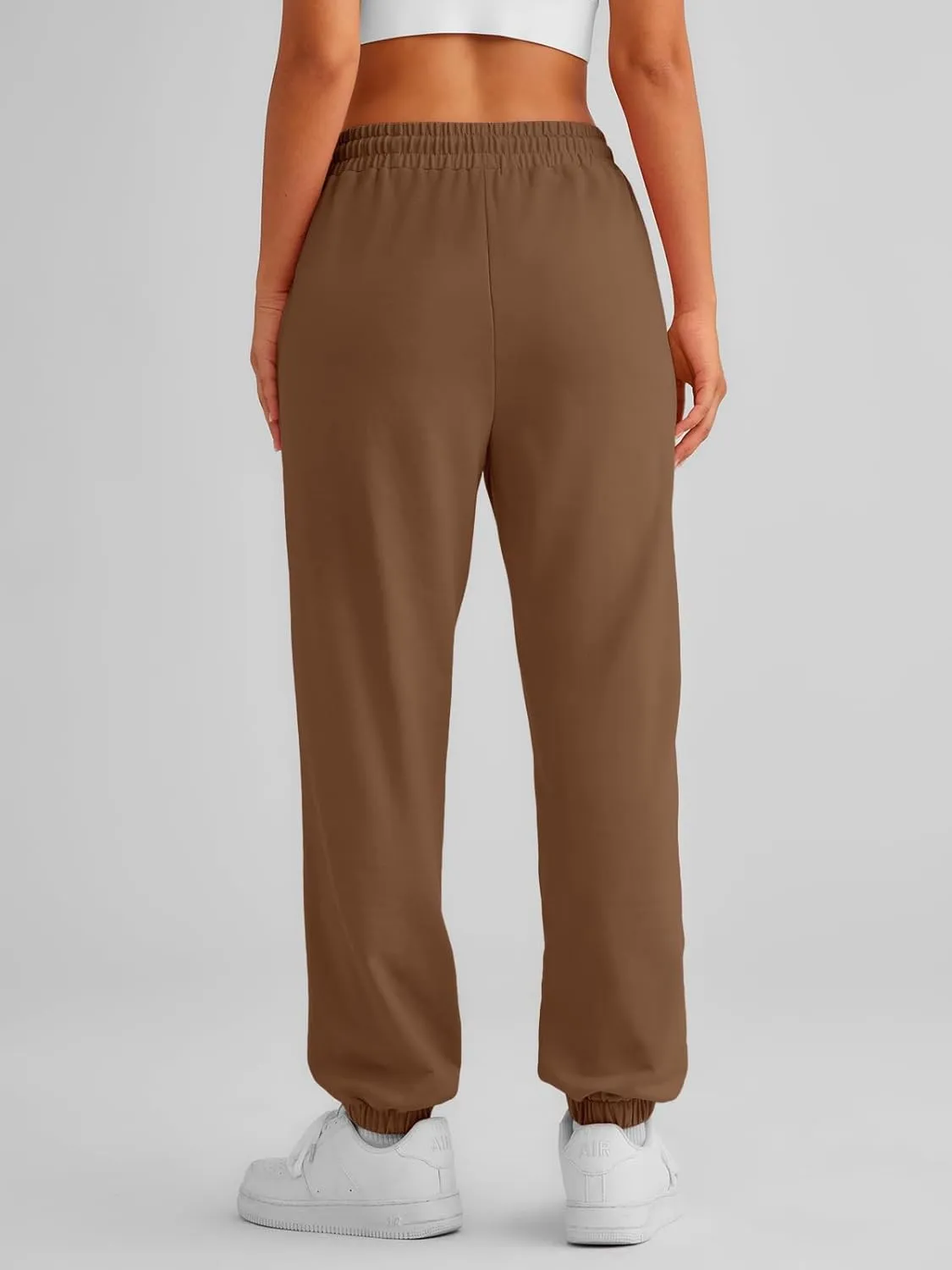 AUTOMET Women's Cinch Bottom Sweatpants Athletic Joggers Lounge Pants with Pockets