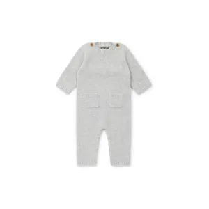 Bonton Baby Knitted Onesie - Heather Grey