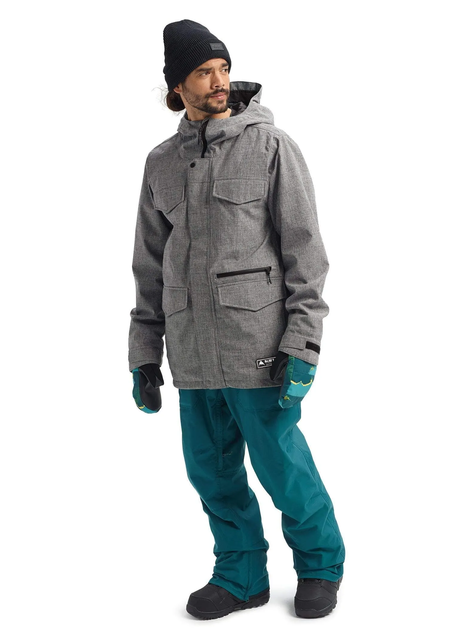 Burton Men's Men's Covert Jacket Slim, Bog Heather, X-Large