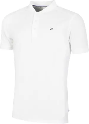Calvin Klein Men's Blade Collar Polo Shirt - White - M