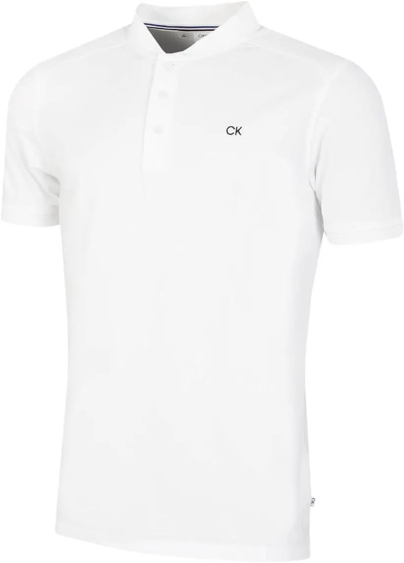 Calvin Klein Men's Blade Collar Polo Shirt - White - M