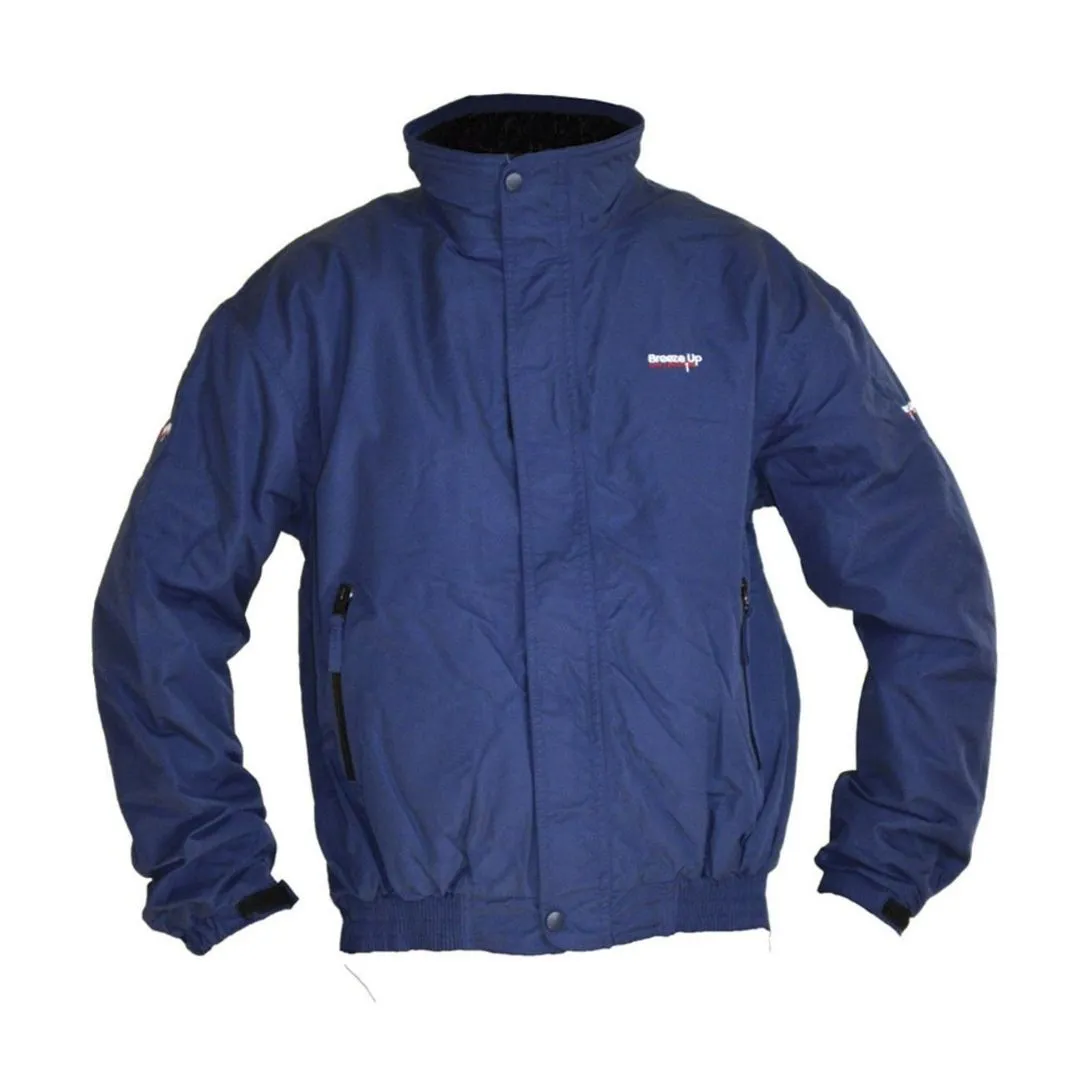Celtic Equine Kids Breeze Up Oxford Blouson Weatherproof Winter Riding Jacket in Navy