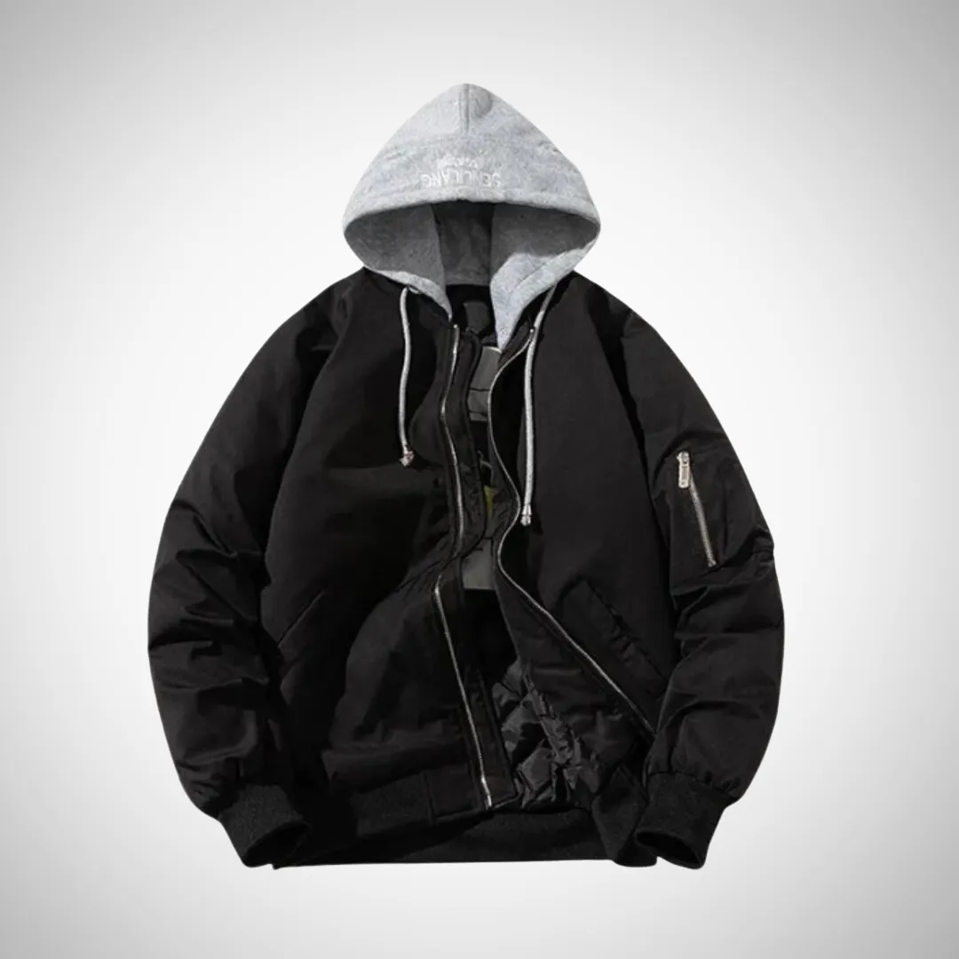 Derryck Hooded Bomber Jacket