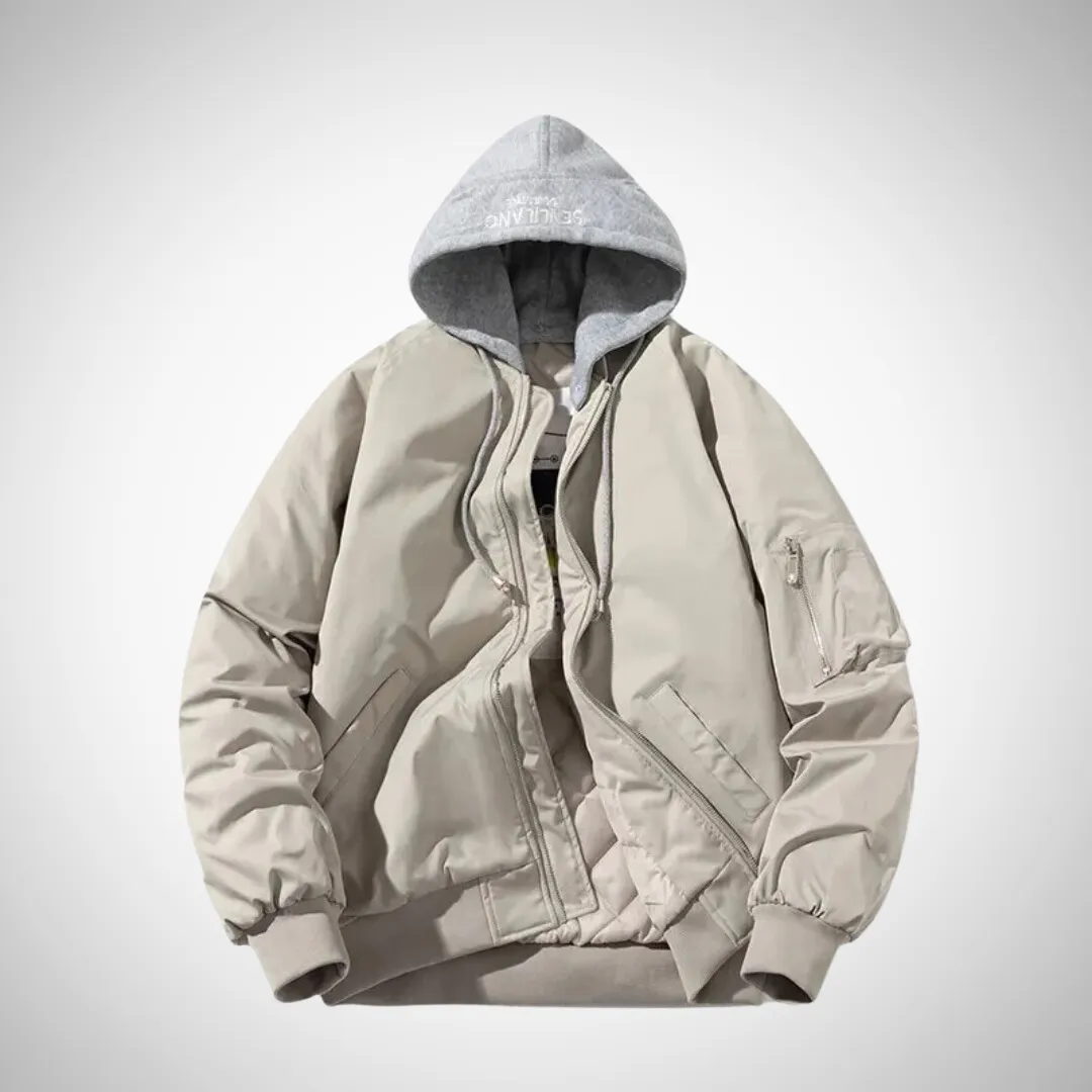 Derryck Hooded Bomber Jacket