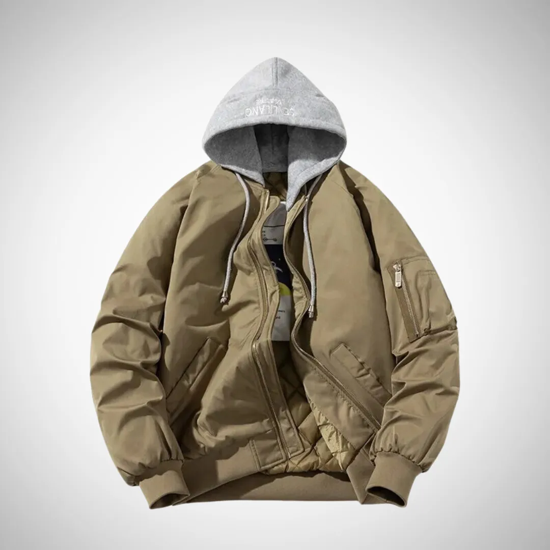 Derryck Hooded Bomber Jacket