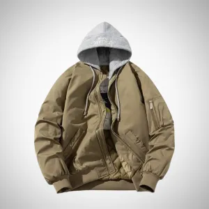 Derryck Hooded Bomber Jacket