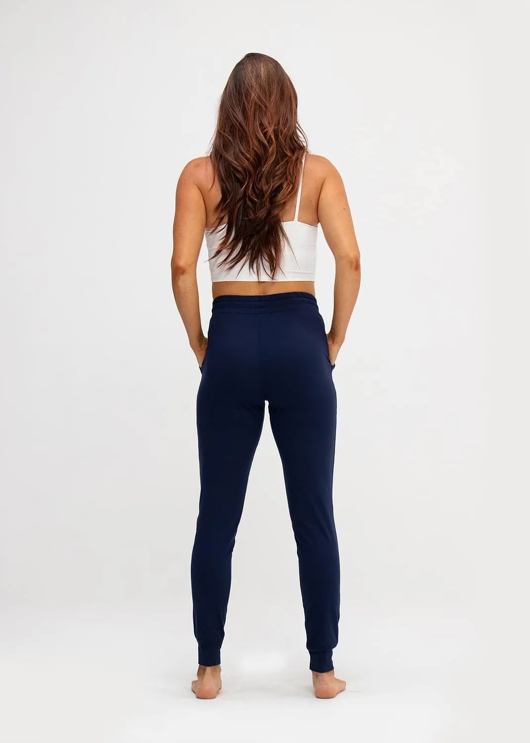 DEVOPS Women's Yoga Jogger Pants with Side Pocket Sweatpants
