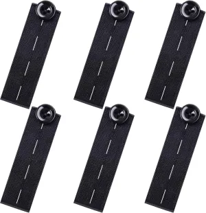 Elastic Waist Extenders, Adjustable Waistband Expanders for Men and Women, Jeans Pants Button Extender (B6)