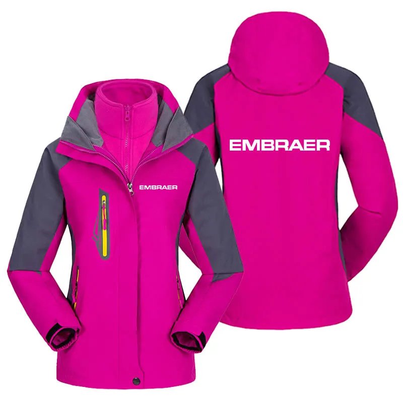 Embraer & Text Designed Thick "WOMEN" Skiing Jackets
