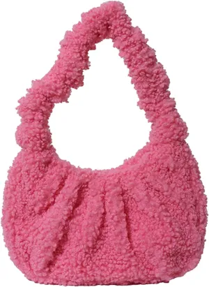 Fluffy Tote Bag, Fuzzy Purses for Women Faux Fur Bag Lambswool Y2k Purse Furry Bag