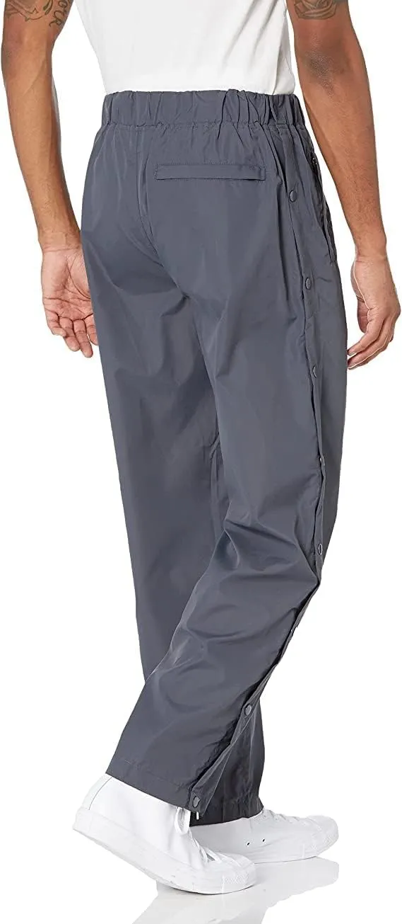 Funny Guy Mugs Tear Away Pull On Pants - Post-Surgery Snap Button Tearaway Elastic Waist Pants - Retro Windbreaker Pants