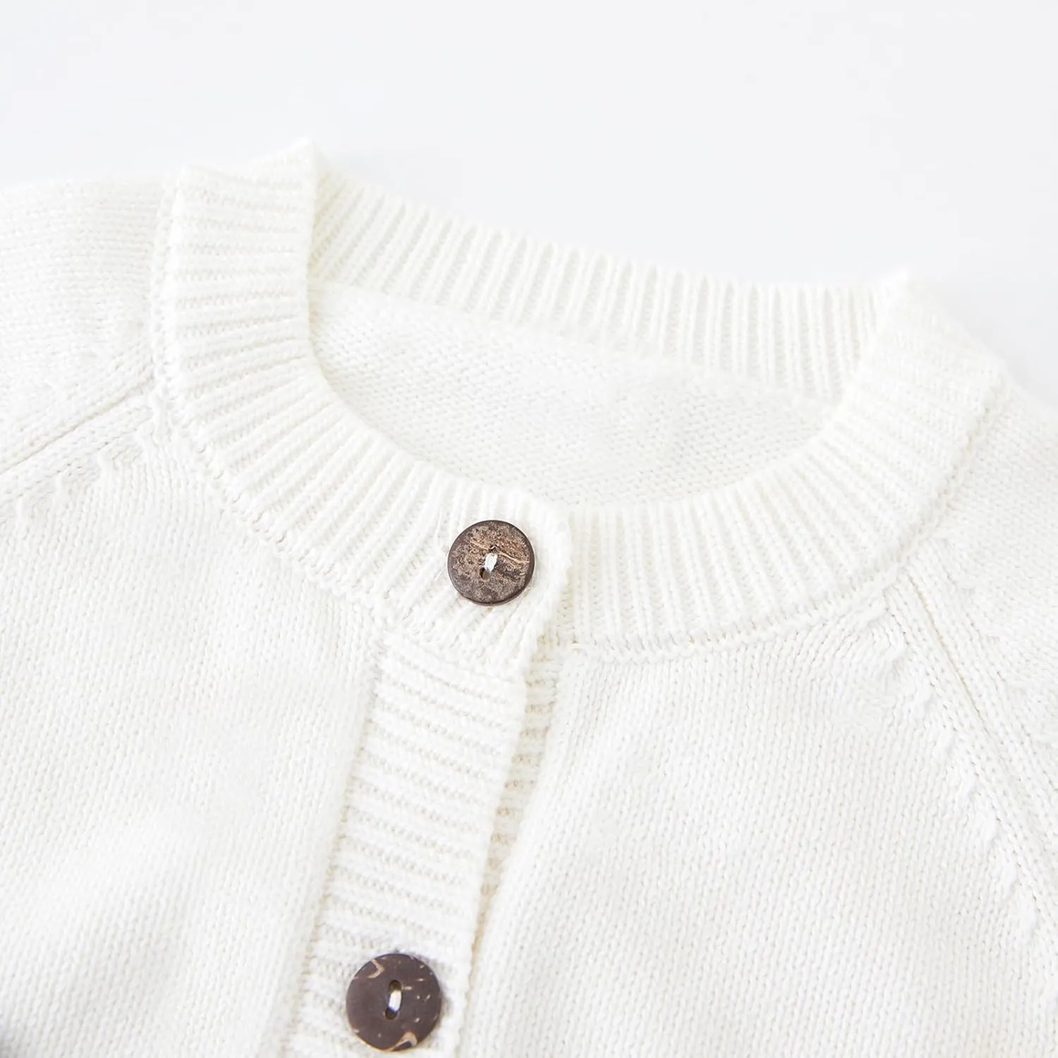 Girls Cardigan Sweater Boys Long Sleeve School Uniforms Toddler Kids Knit Embroidery Button Jacket Outwear Tops