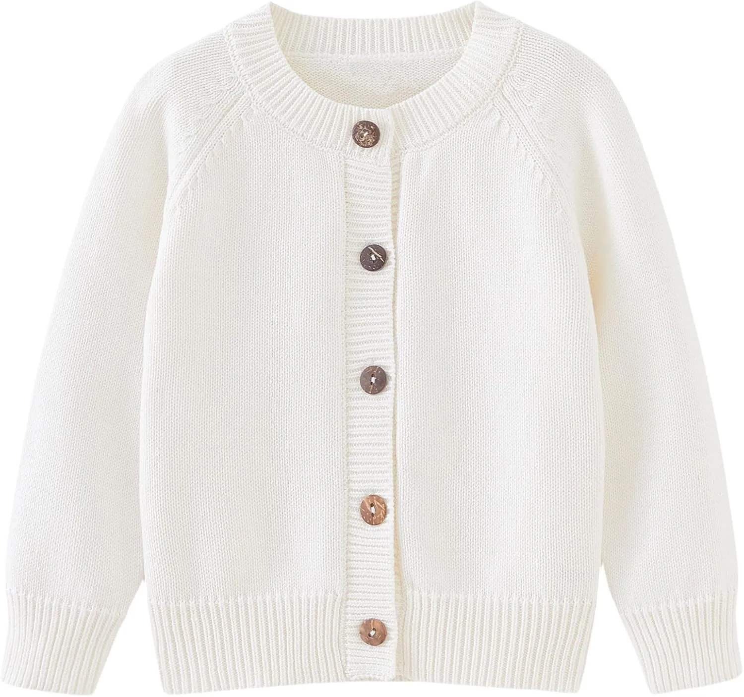Girls Cardigan Sweater Boys Long Sleeve School Uniforms Toddler Kids Knit Embroidery Button Jacket Outwear Tops