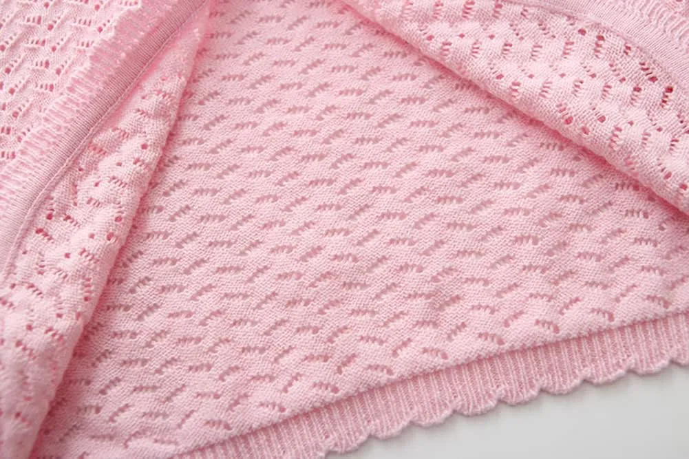 Girls Cardigan Sweater Toddler Bolero Shrug Baby Kids Long Sleeve Dress Up Button Closure Cropped Jacket Tops