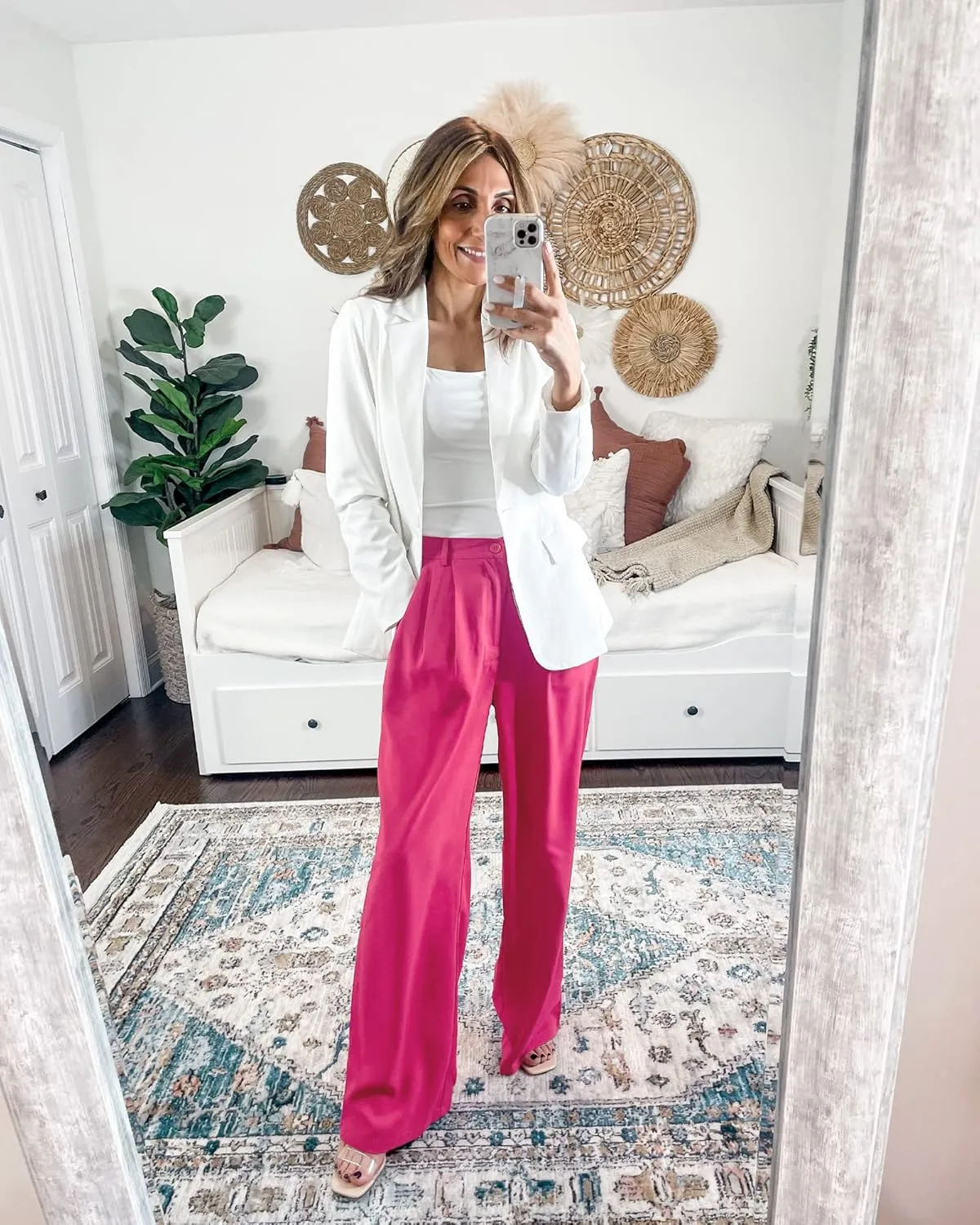 GRAPENT Wide Leg Pants for Women Work Business Casual High Waisted Dressy Pants Flowy Trousers Office