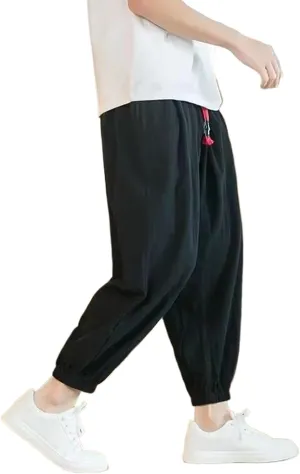 Harem Pants Solid Color Thin Section Loose Wide-Leg Harem Trousers