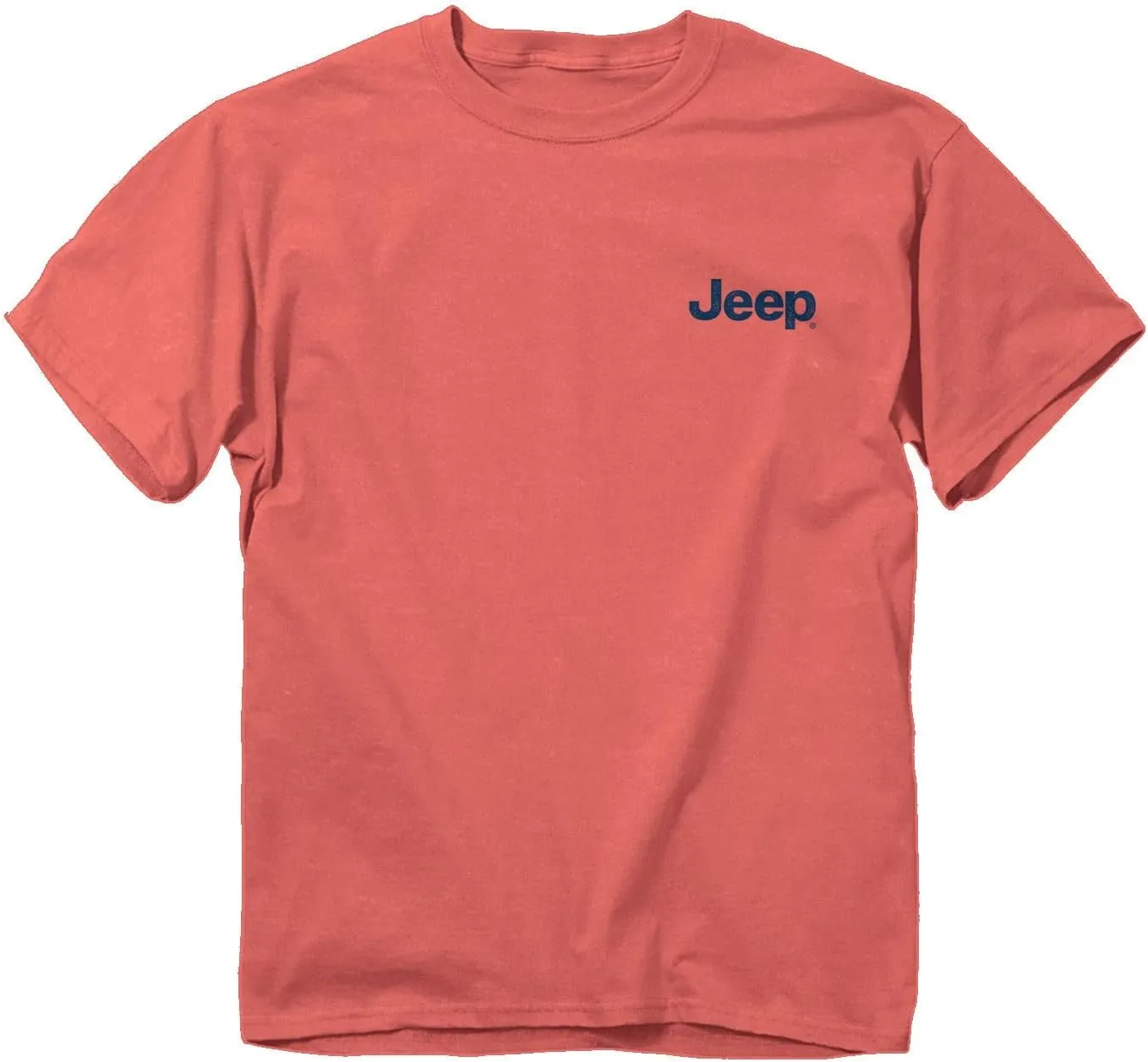 Jeep Sun Dog Short Sleeve T-Shirt, Pink |Sun, Dog, Wrangler Design for Beach Lovers | 100% Ringspun Cotton, Watermelon
