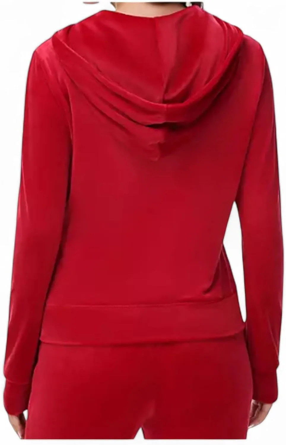 Juicy Couture Women's Bling Velour Hoodie