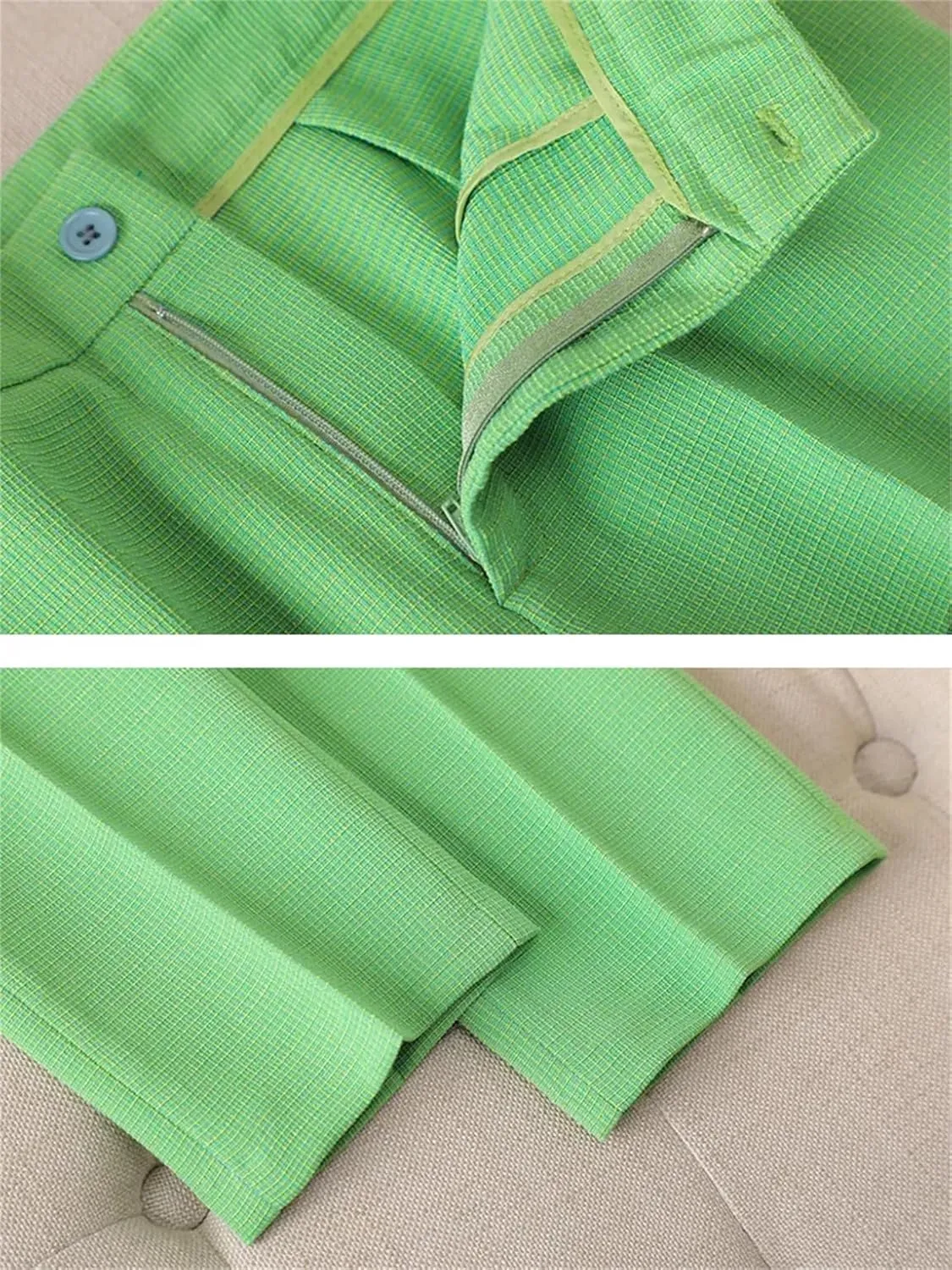 Ladies Winter Slim Fit Work Wear Pant Suit Women Button Formal Jacket Blazer and Trouser 2 Piece Set