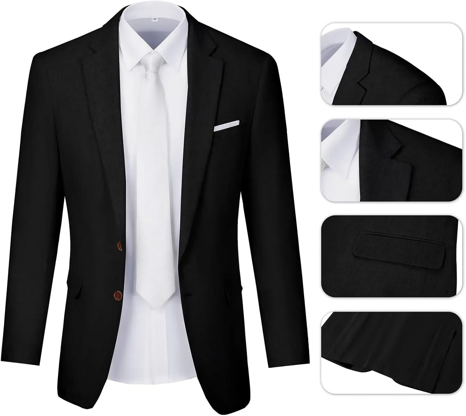 Men Suits Linen Beach Wedding Suits 3 Piece Groomsmen Attire Linen Blazer Vest Pant Prom Tuxedo