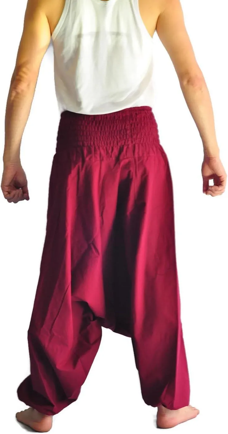 Mens Baggy Yoga Hippie Boho Aladdin Alibaba Harem Pants