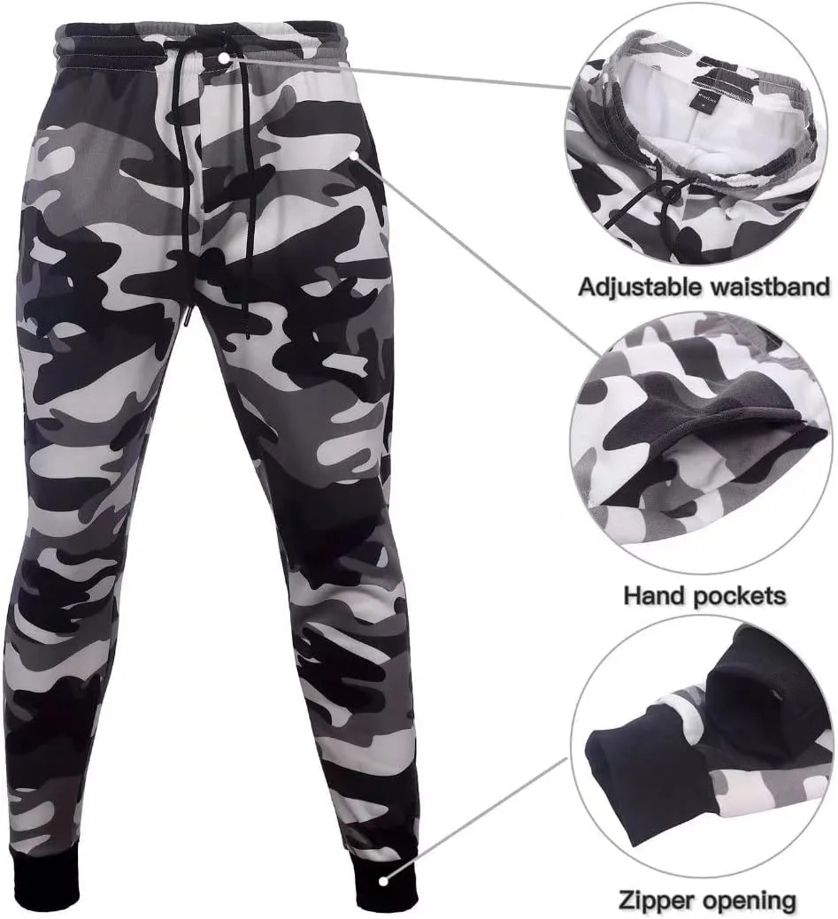 Men's hoodie sweatsuit Full-Zip fleece track suits casual jogger set outdoor sportswear