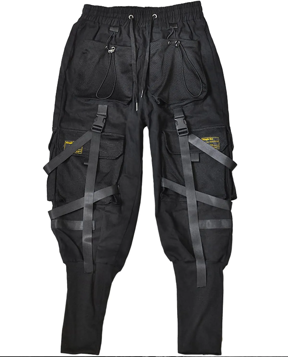 Men's Jogger Punk Cargo Baggy Techwear Hip Hop Harem Pants Streetwear Tactical Overalls