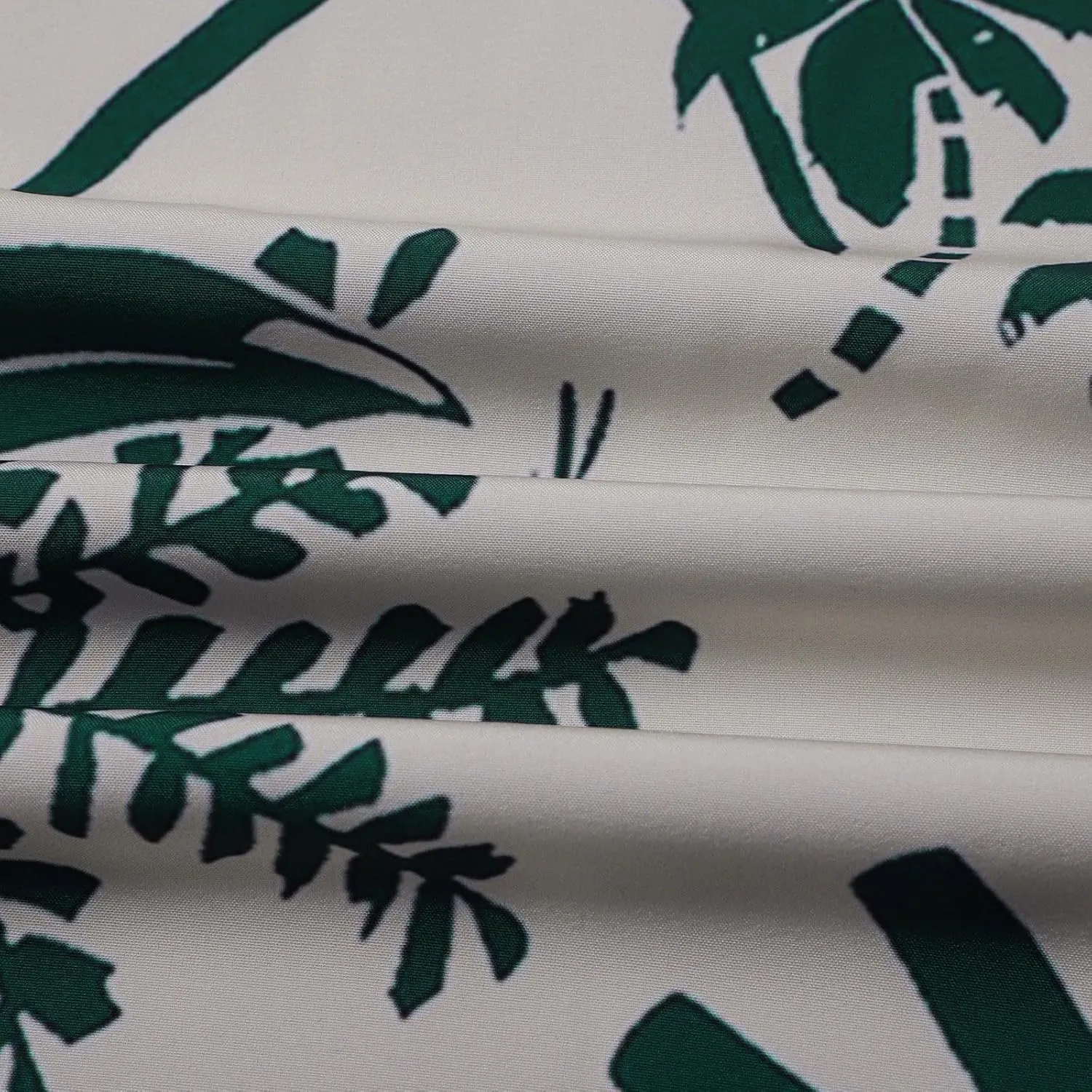 Mens Linen Beach Pants Tropical Plant Print Slacks Plus Size Summer Beach Vacation Casual Pants Open Bottom Trousers