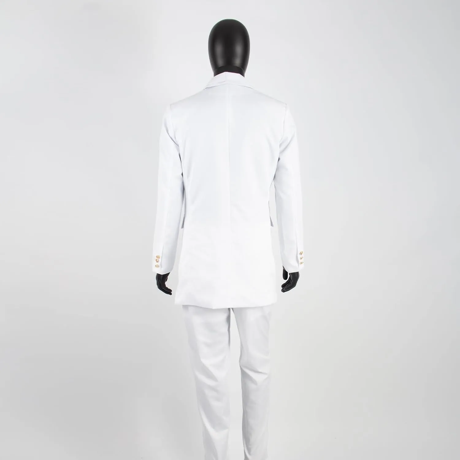 Men`s Suits Slim Fit Blazer and Pants Set Dashiki Outfits with Bow Tie Chain Kerchief African Clothes Wedding