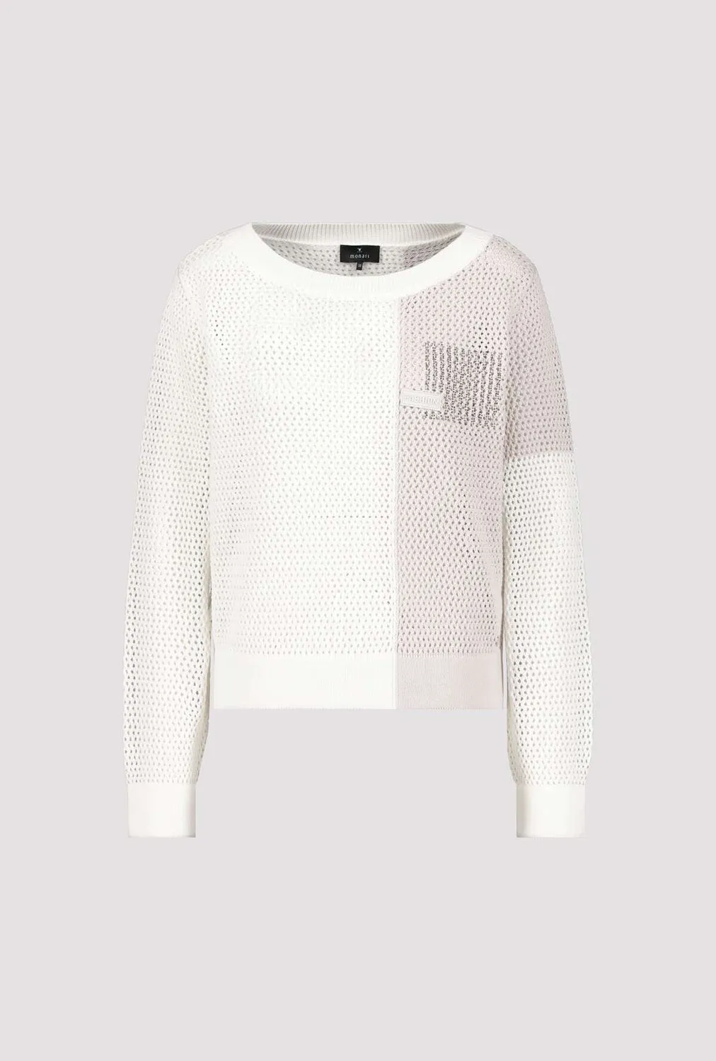 Monari Colour Block Knit 100% Cotton M807130