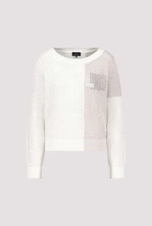 Monari Colour Block Knit 100% Cotton M807130