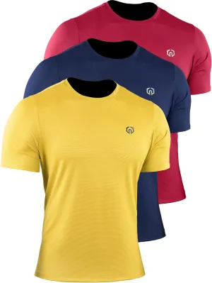 NELEUS Men's Dry Fit Athletic Running Shirt