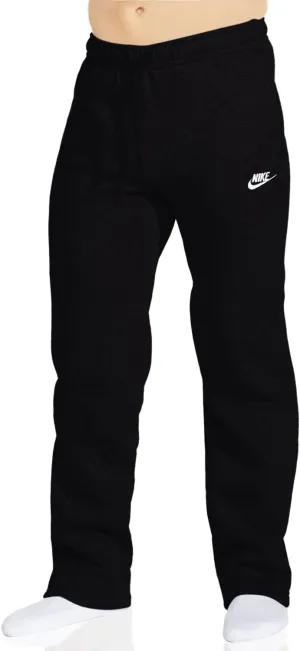 Nike Men's Sportswear Open Hem Club Pants, Black/White, XXX-Large