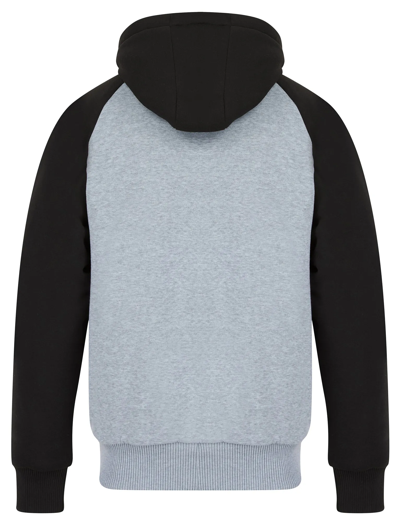 Petersburg Chunky Zip Through Borg Lined Fleece Hoodie in Light Grey Marl - Tokyo Laundry