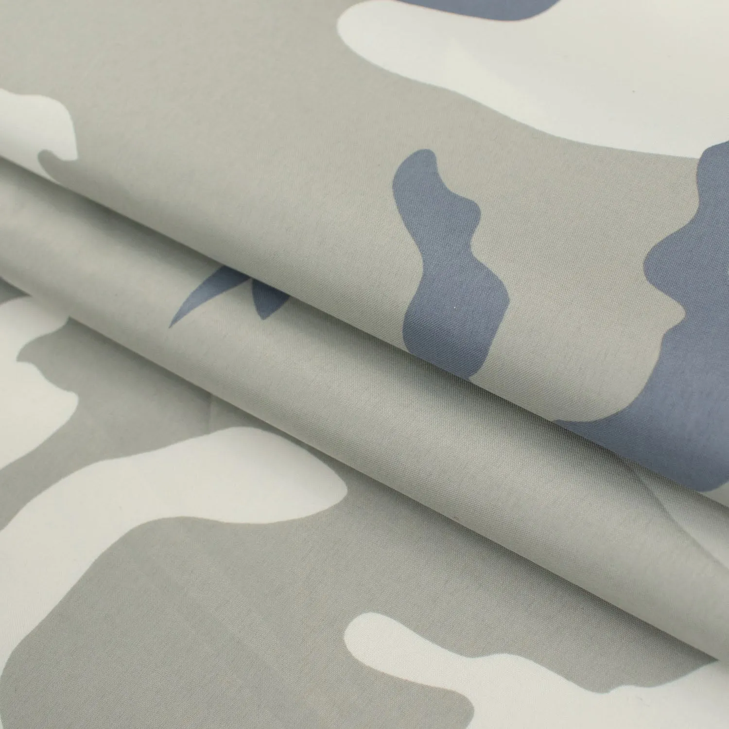 Printed Lining Design-7 Silver Grey Camouflage/Army
