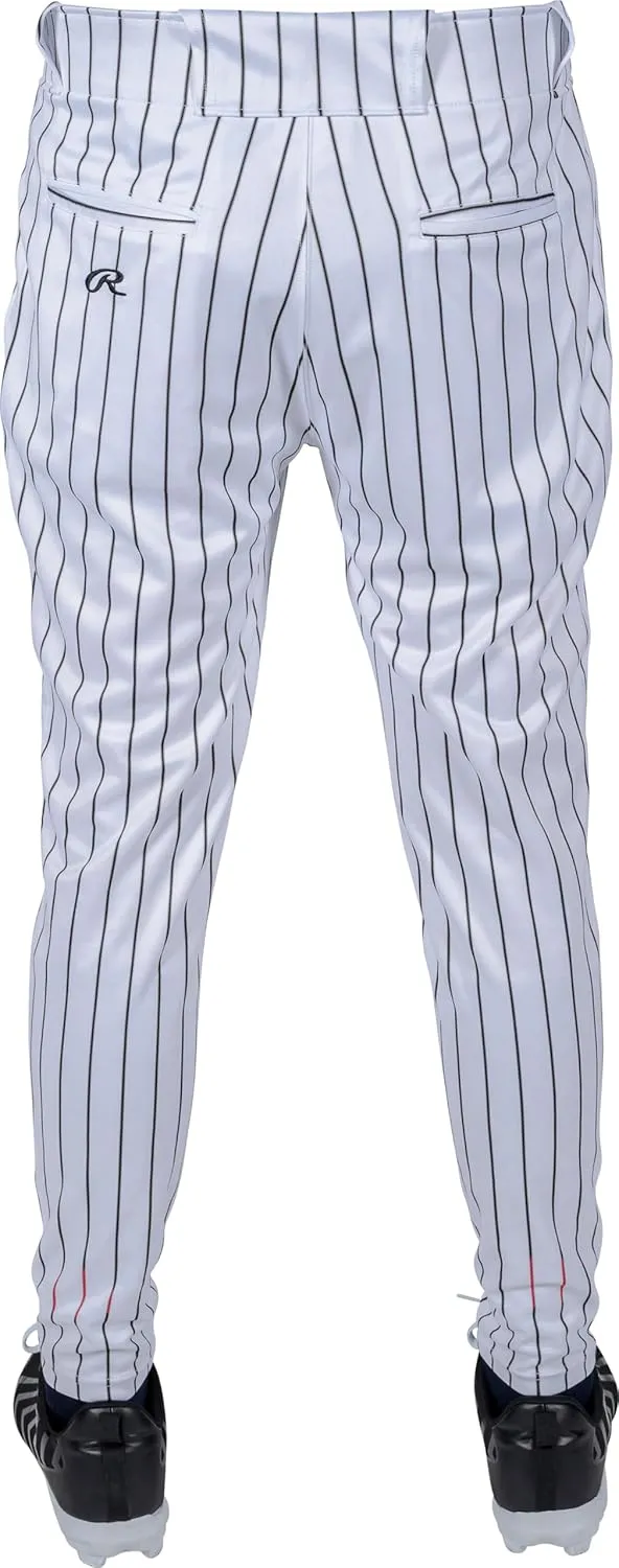 Rawlings Boys' PRO 150 Series Baseball Pants | Tapered Jogger Fit | Youth Sizes | Pinstripe | Multiple Colors