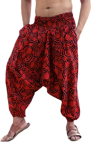 SARJANA HANDICRAFTS Men Women Cotton Harem Pants Pockets Yoga Trousers Hippie