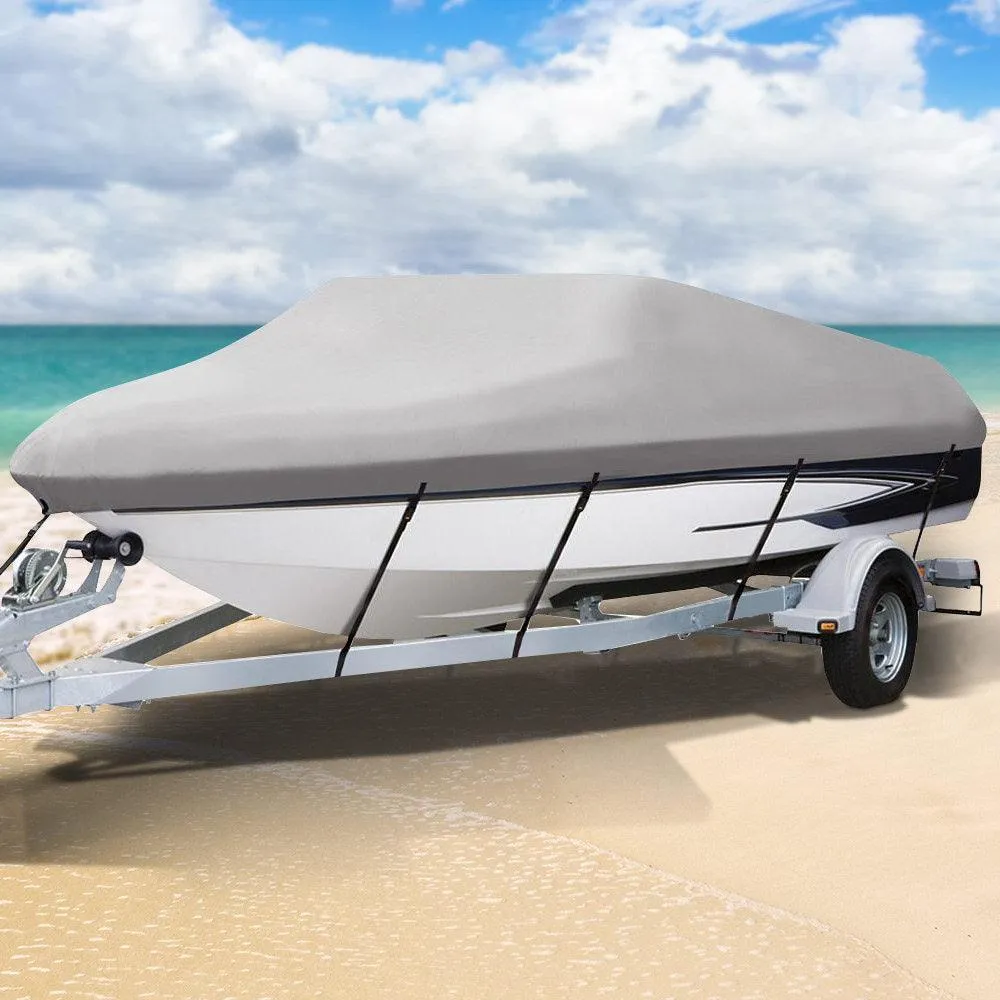 Seamanship Premium Waterproof Boat Cover - 14-16 FT -  Grey