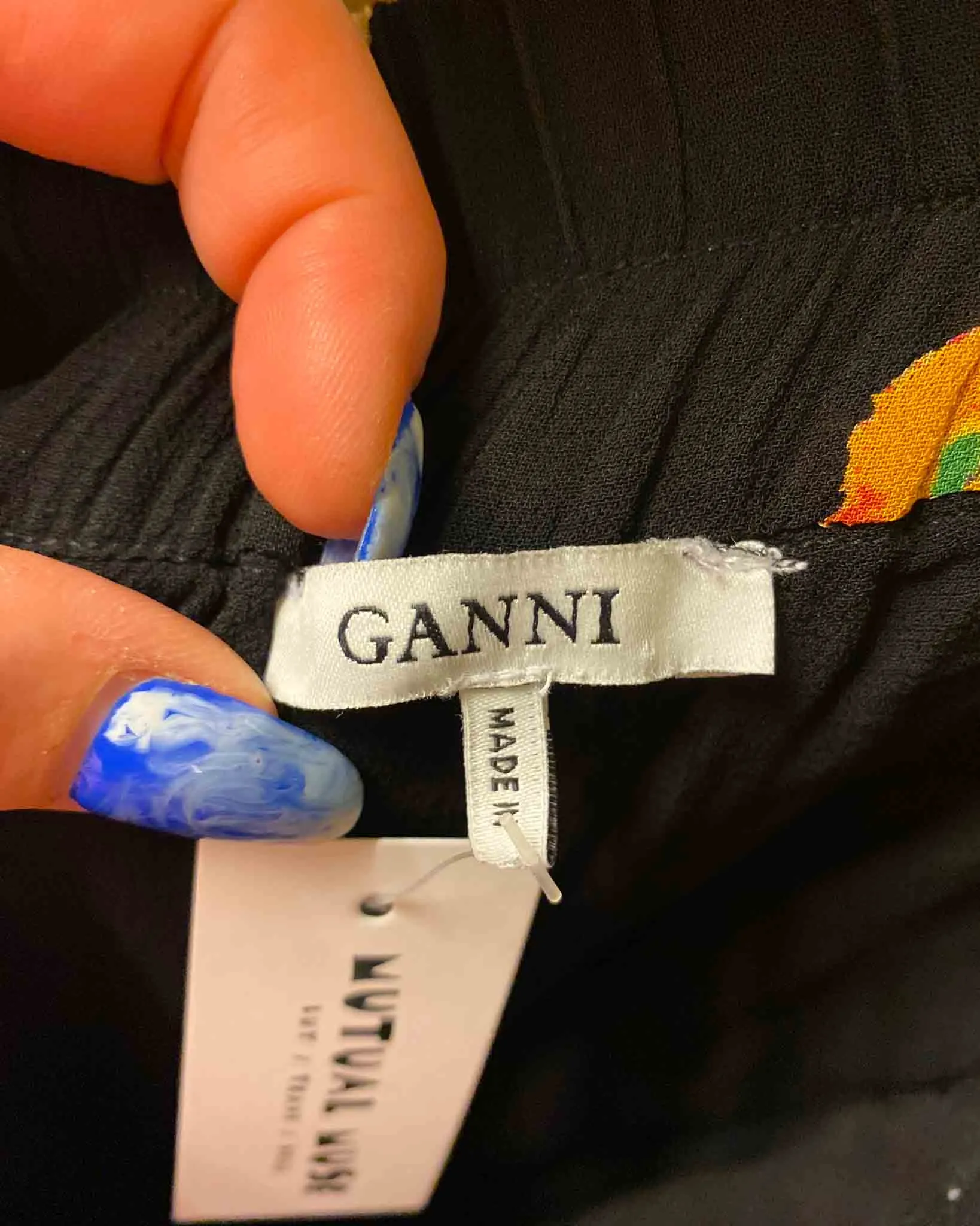 Size 12 | Ganni Dainty Georgette Floral Pants