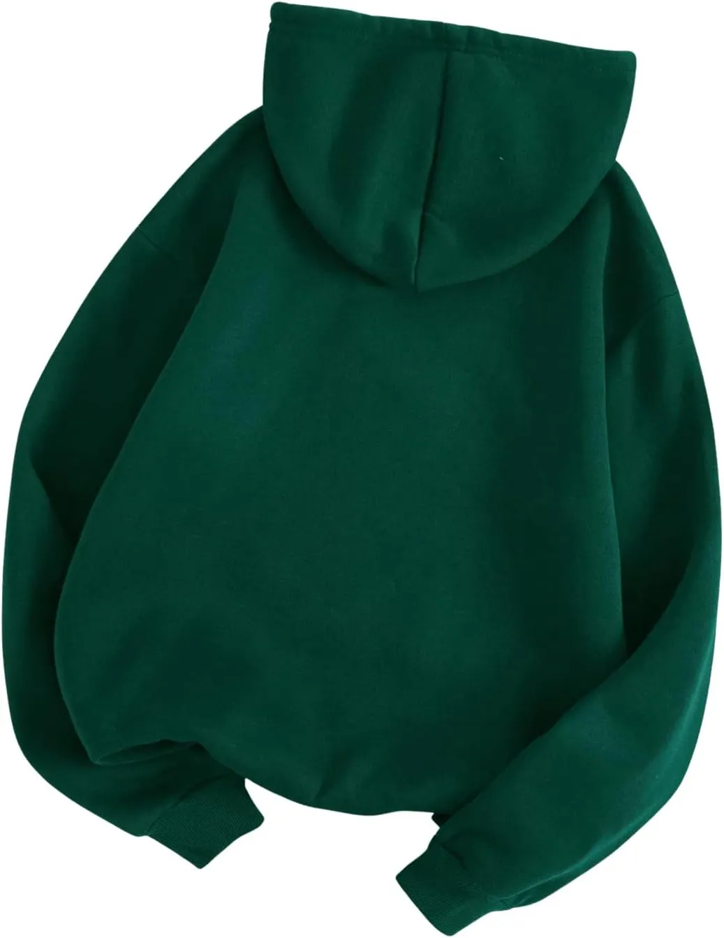 SOLY HUX Hoodies for Women Drawstring Long Sleeve Drop Shoulder Pullover Sweatshirt with Pocket