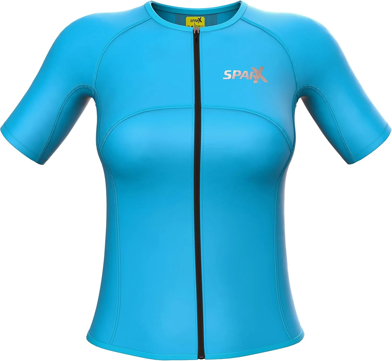 Sparx Women's Aero Tri Tank Short Sleeve Tri Tops Triathlon Tank Women Race Cycling Swim Bike Run