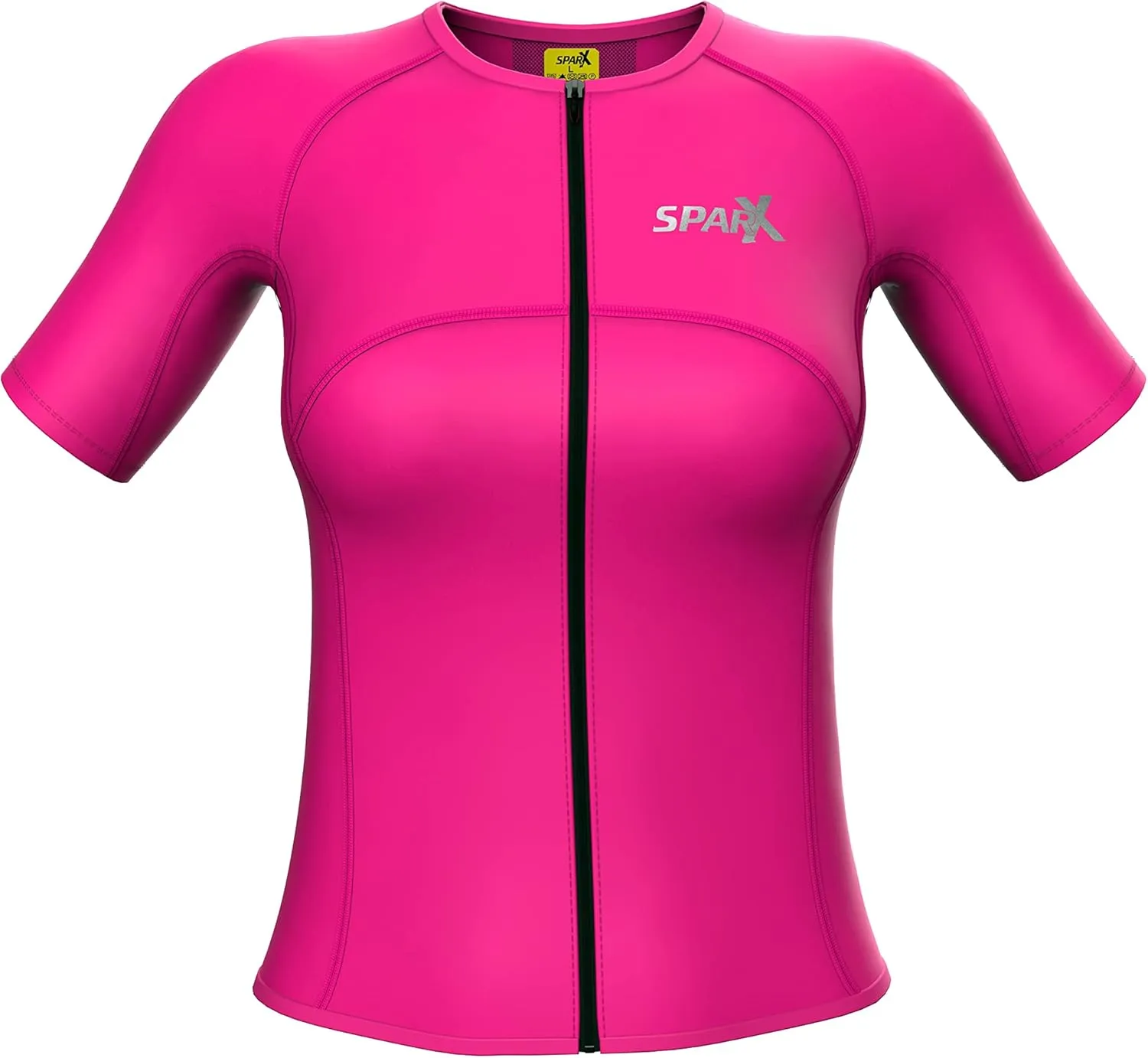 Sparx Women's Aero Tri Tank Short Sleeve Tri Tops Triathlon Tank Women Race Cycling Swim Bike Run