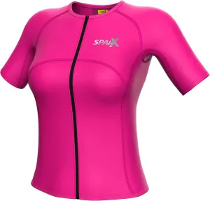 Sparx Women's Aero Tri Tank Short Sleeve Tri Tops Triathlon Tank Women Race Cycling Swim Bike Run