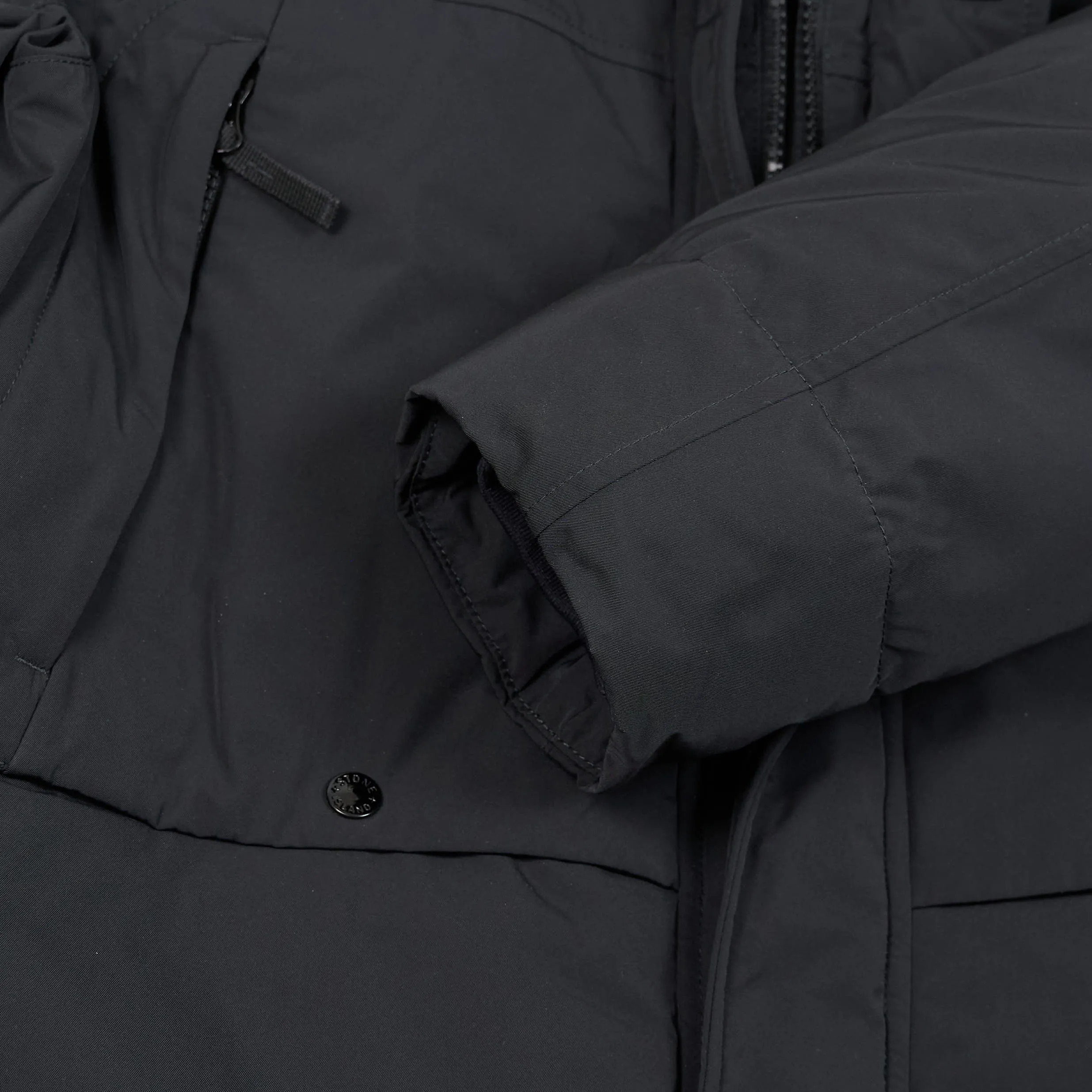 Stone Island Hooded Micro Twill Down Jacket