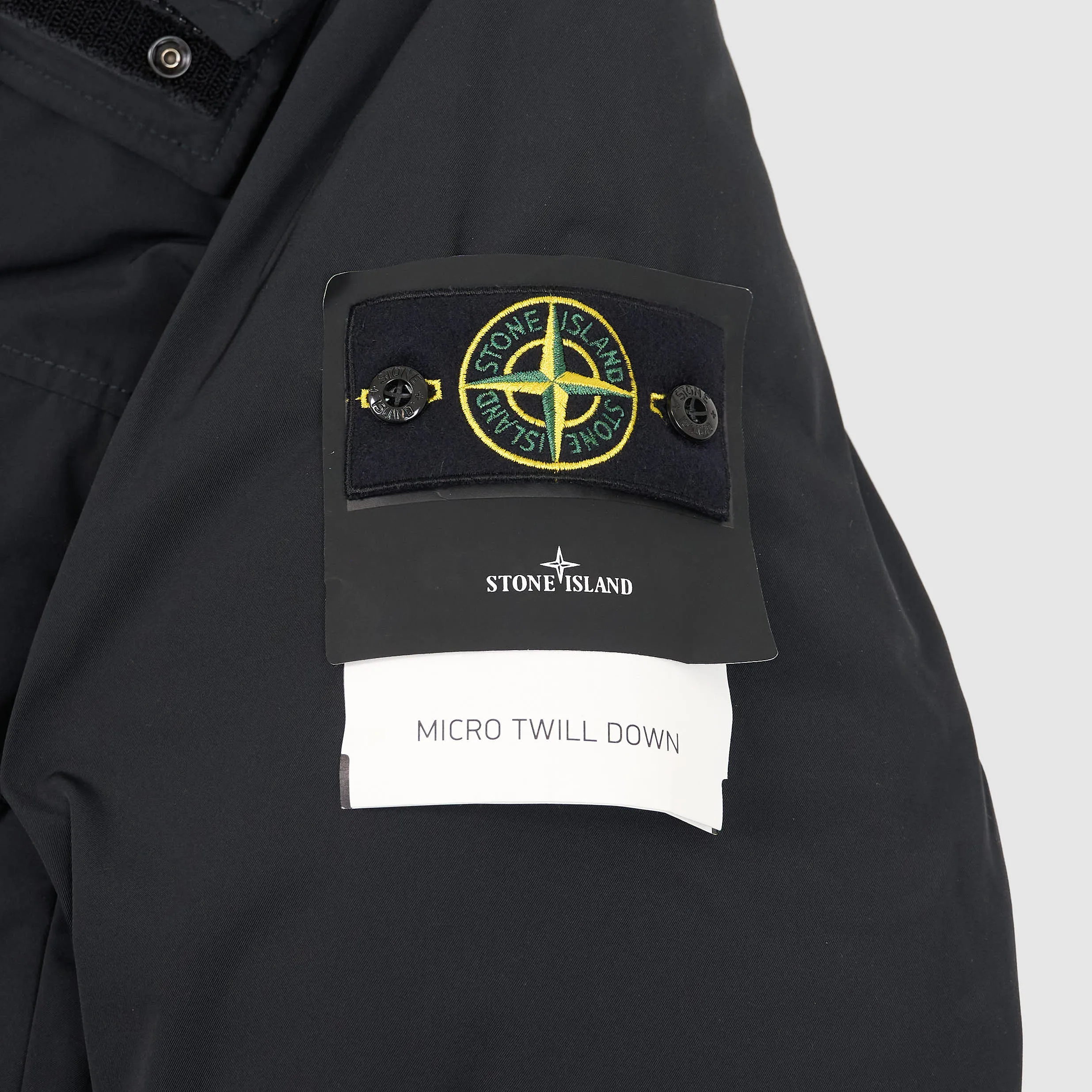 Stone Island Hooded Micro Twill Down Jacket