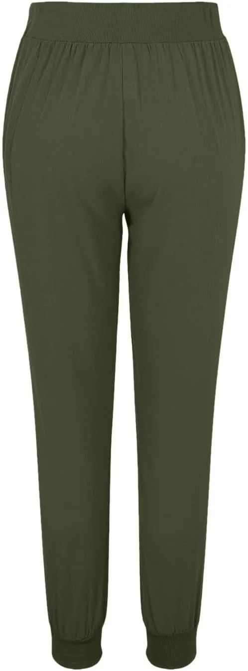 Straight Leg Cotton Linen Pants Women Lightweight Fashion Summer Casual Pants with Pockets Drawstring Loose Trousers