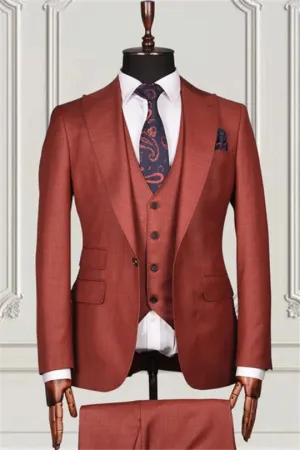 Suzhoufashion Blue Double Breasted Close Fitting Formal Suits For Men